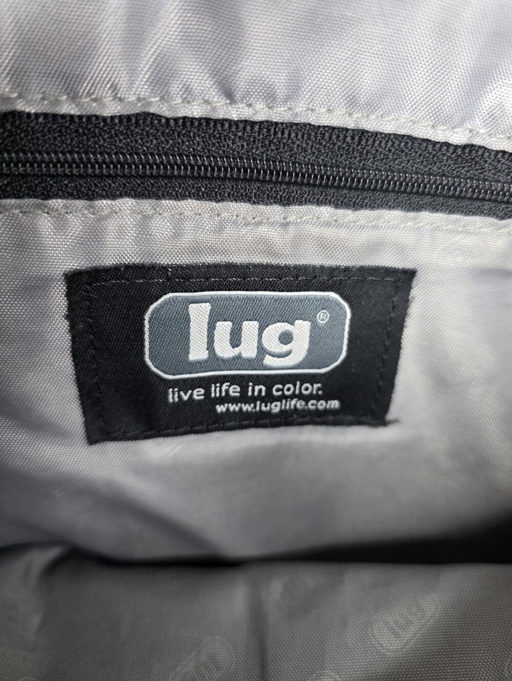 LUG Double Dutch Crossbody Messenger Bag – Black - Picture 7 of 7